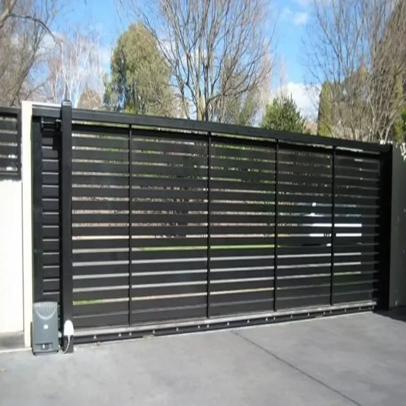 Custom Size Aluminum Alloy Fencing Trellis Gates Anti-Rust Waterproof Outdoor Security Garden Privacy Gate Modern Design