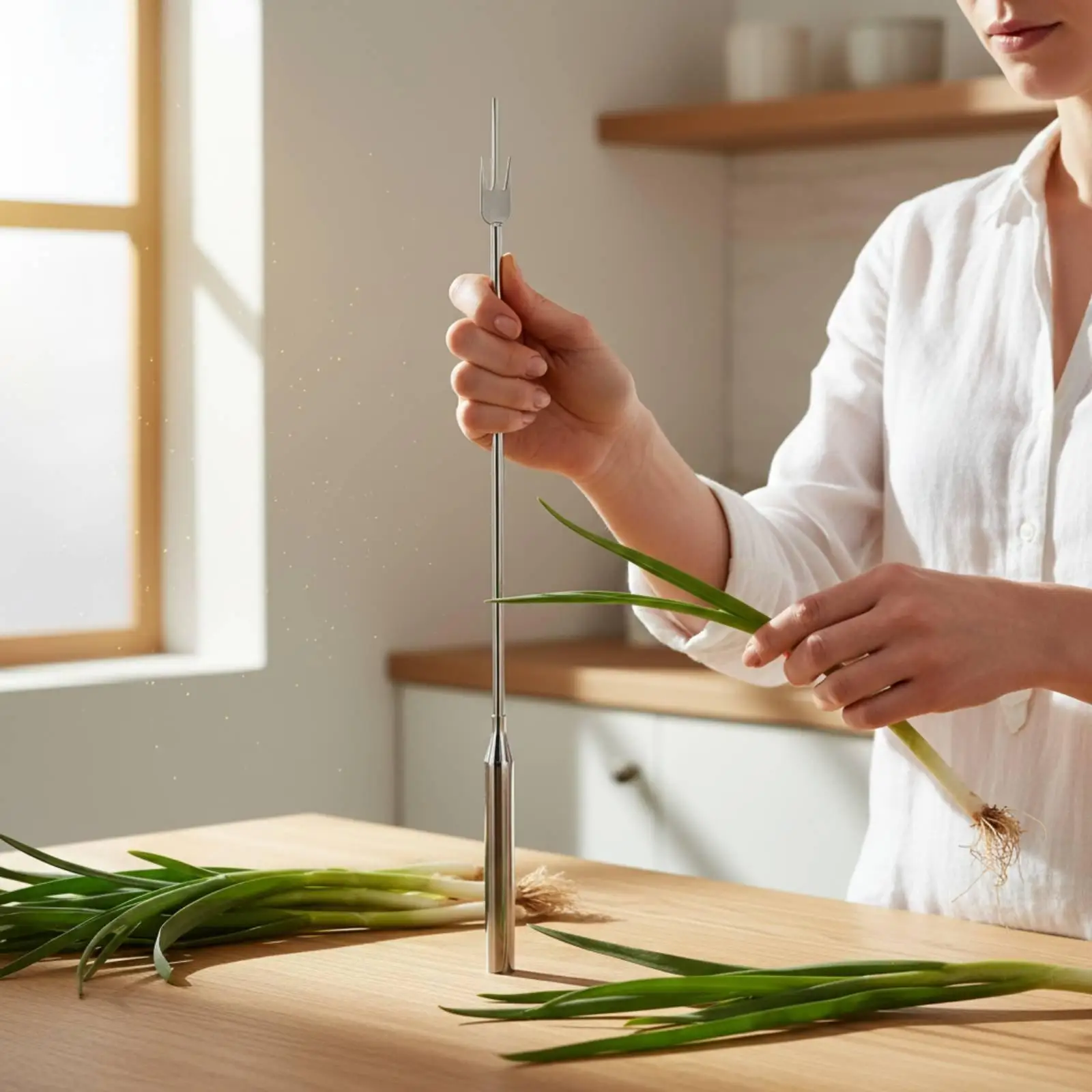 Garlic Scape Picker Garlic Sprout Cutter Easy to Use for Vegetable Field, Farm, Garden
