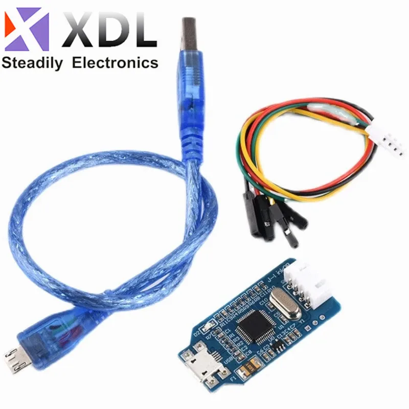 for J-Link OB ARM Emulator Debugger Programmer Downloader for Replace V8 SWD M74 with Micro USB Cable