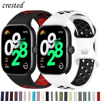 Sport Silicone for Xiaomi Redmi Watch 4 Strap Accessories Replacement Breathable watchband correa Bracelet for miBand 8 Pro band