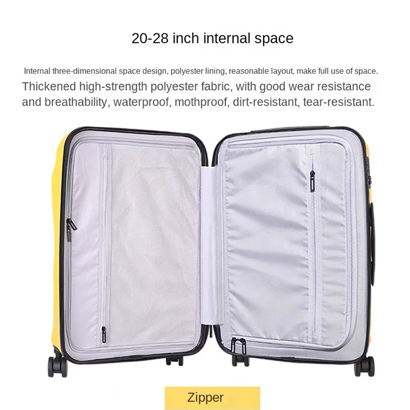 Broken Style Suitcase Concave Luggage Travel Bags Cabin Carry on Suitcases 30 inch Internet Celebrity Trolley Case 18\