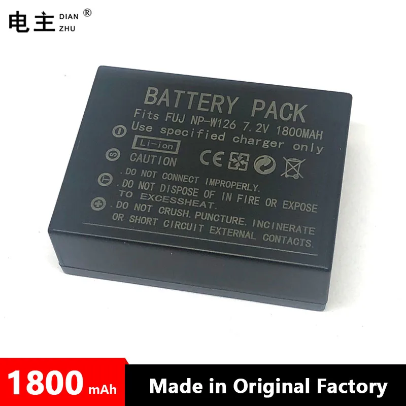 NP-W126 NP-W126S Akku für Fujifilm XPro 1 2 3 XA1 XT1 XT2 XT3 HS30 HS33 HS50 XT20 XT30 XS10 XT100 XT200 XA5 XA7 XE3 XE4