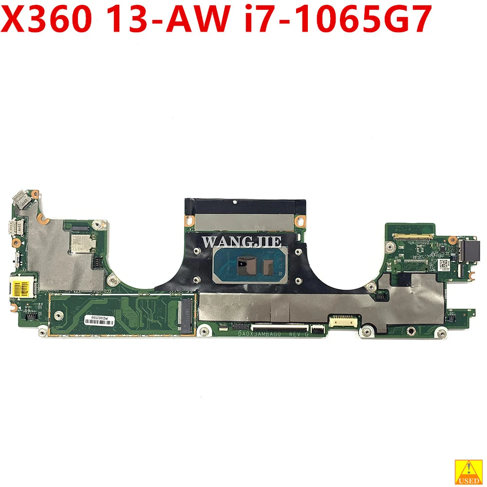 Imagem -04 - Placa-mãe Portátil com Cpu a Bordo hp Spectre X360 13-aw Da0x3ambag0 L71985601 L71985001 L71985-601 L71988-601 hp