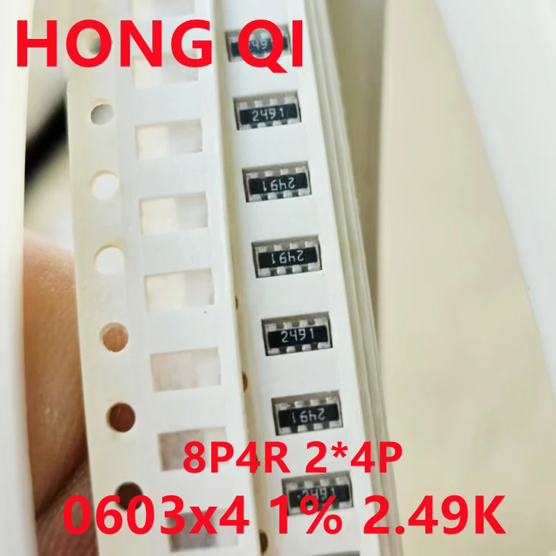 

5000PCS 0603*4 1% 8P4R 2*4P 2.49K 2K49 2491 SMD Network Resistor Array