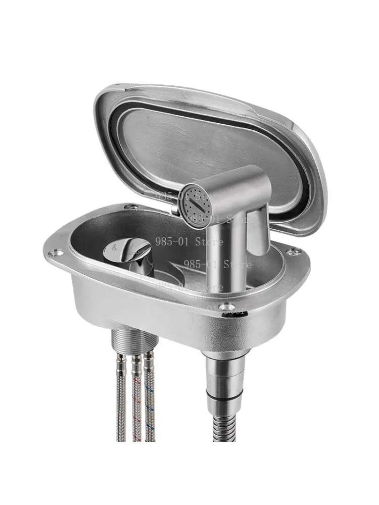 Eingebautes Verdecktes Duschsystem, Marine-Deckdusche für Boot, Yacht, Wohnmobil und Camper