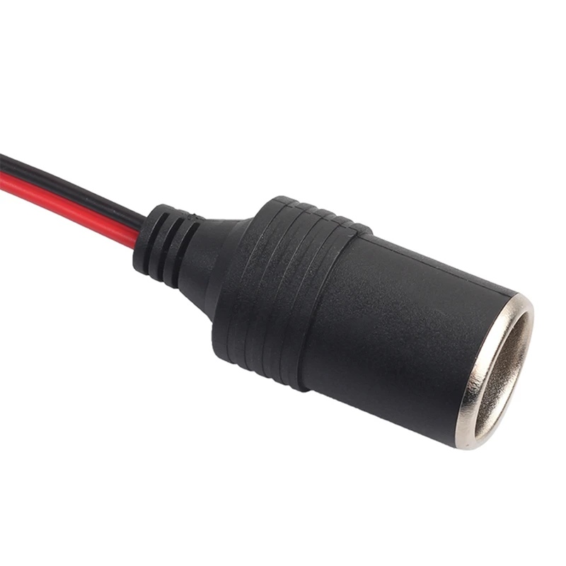 New 12V 18A Max120W Female Car Cigarette Lighter Charger Cable Female Socket Plug Connector Adapter Universal 1pc