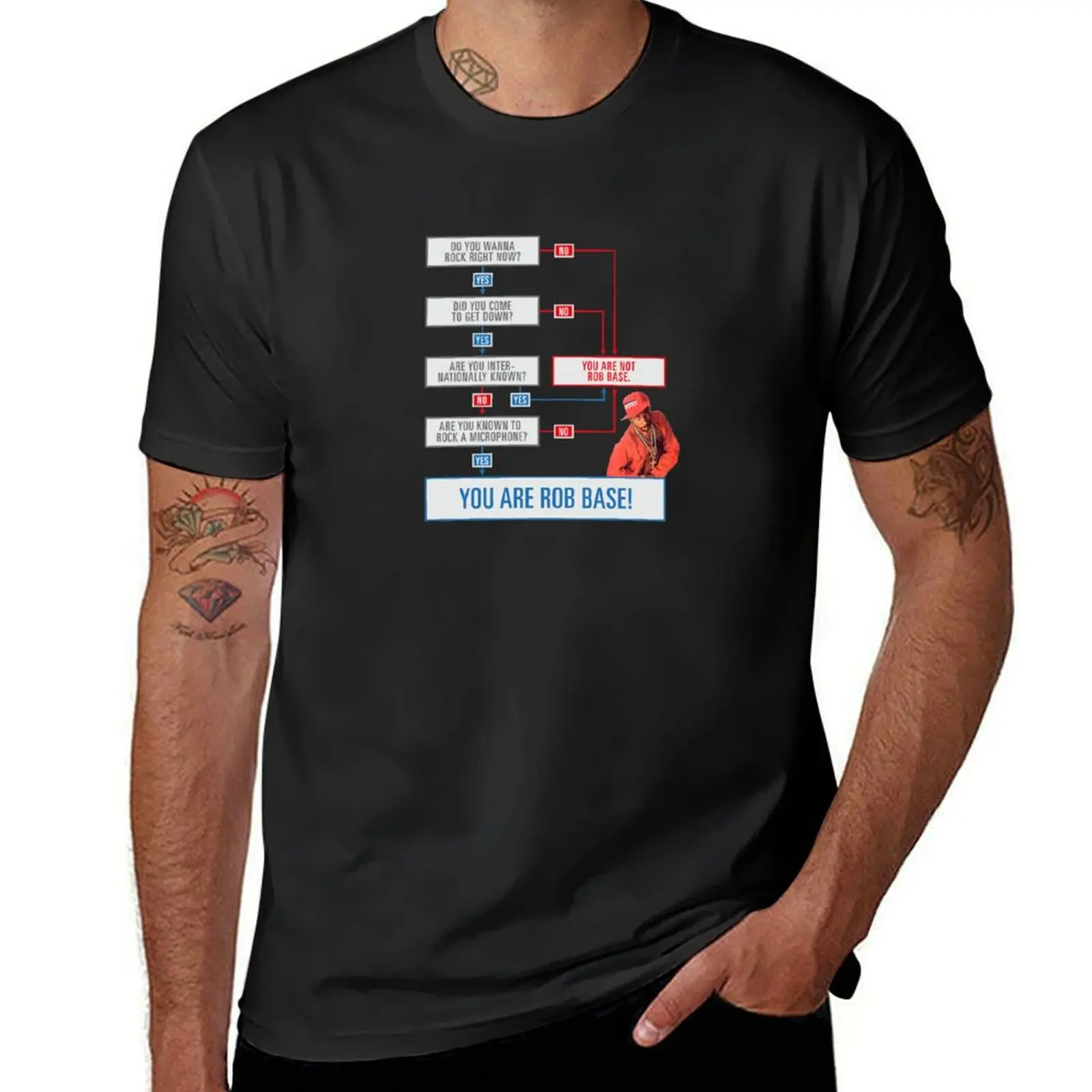 Rob Base Decision Tree T-Shirt customs design your own customizeds black t shirts for men