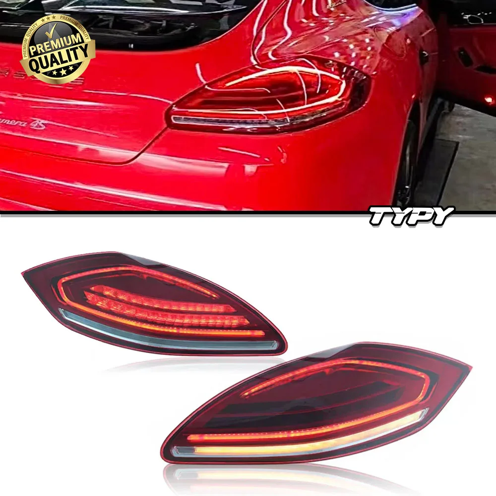 

TYPY For Porsche Panamera Led Tail Lights 970 970.1 2010-2013 Rear Brake Reverse Lamp Taillights Assembly Plug and Play