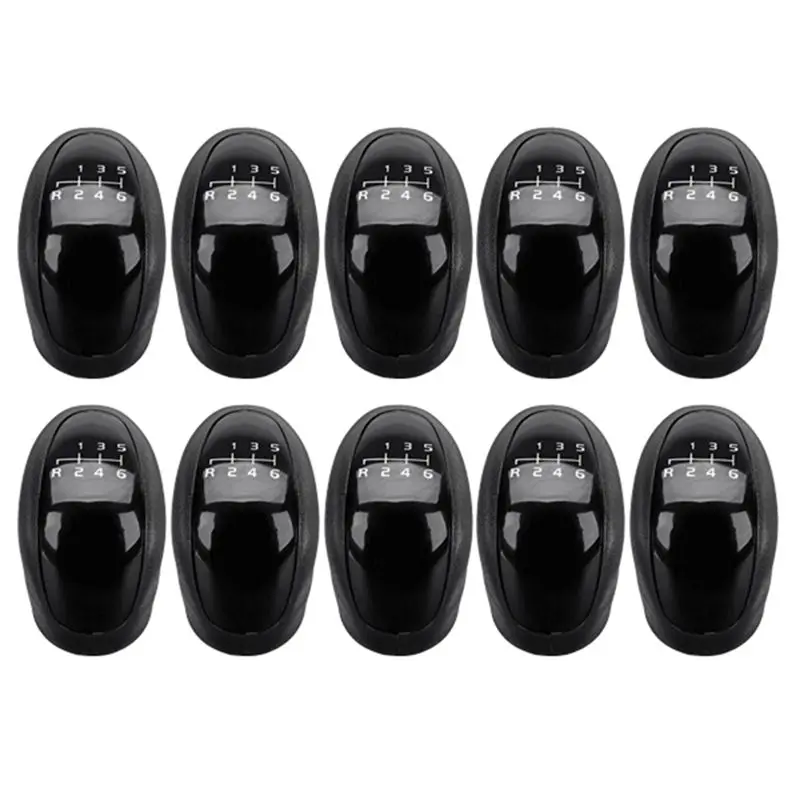 

A30F-10PCS 6 Speed Black Manual Gear Shift Knob For Mercedes Benz Vito Viano W639 Sprinter II 906 / Crafter I 2E 2F