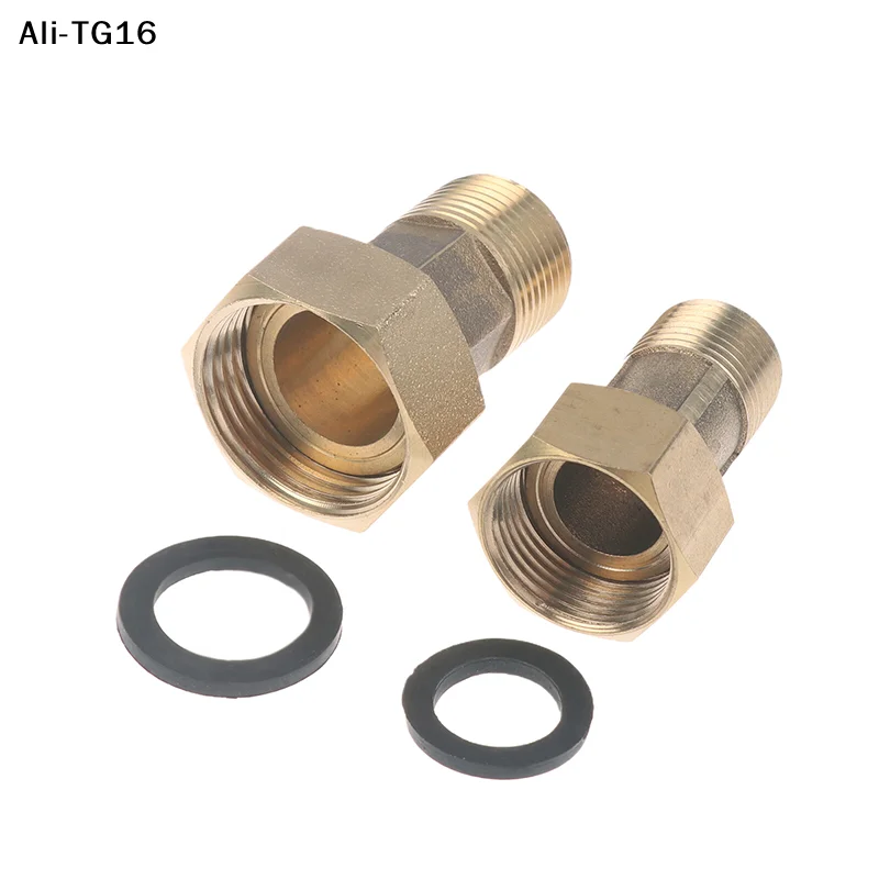 【A16】1/2 Inch 3/4 Inch Tap Water Meter Pump Adapter Male To Female Threaded Fitting Coupler Connector For Water Meter