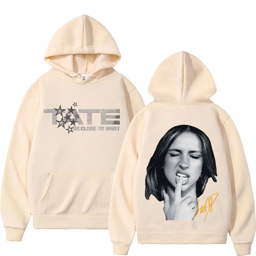 Tate Mcrae Album „So Close To What“ Miss Possessive 2025 World Tour Hoodies Winter Oversized Harajuku Sweatshirts Unisex Pullover – Detail 12