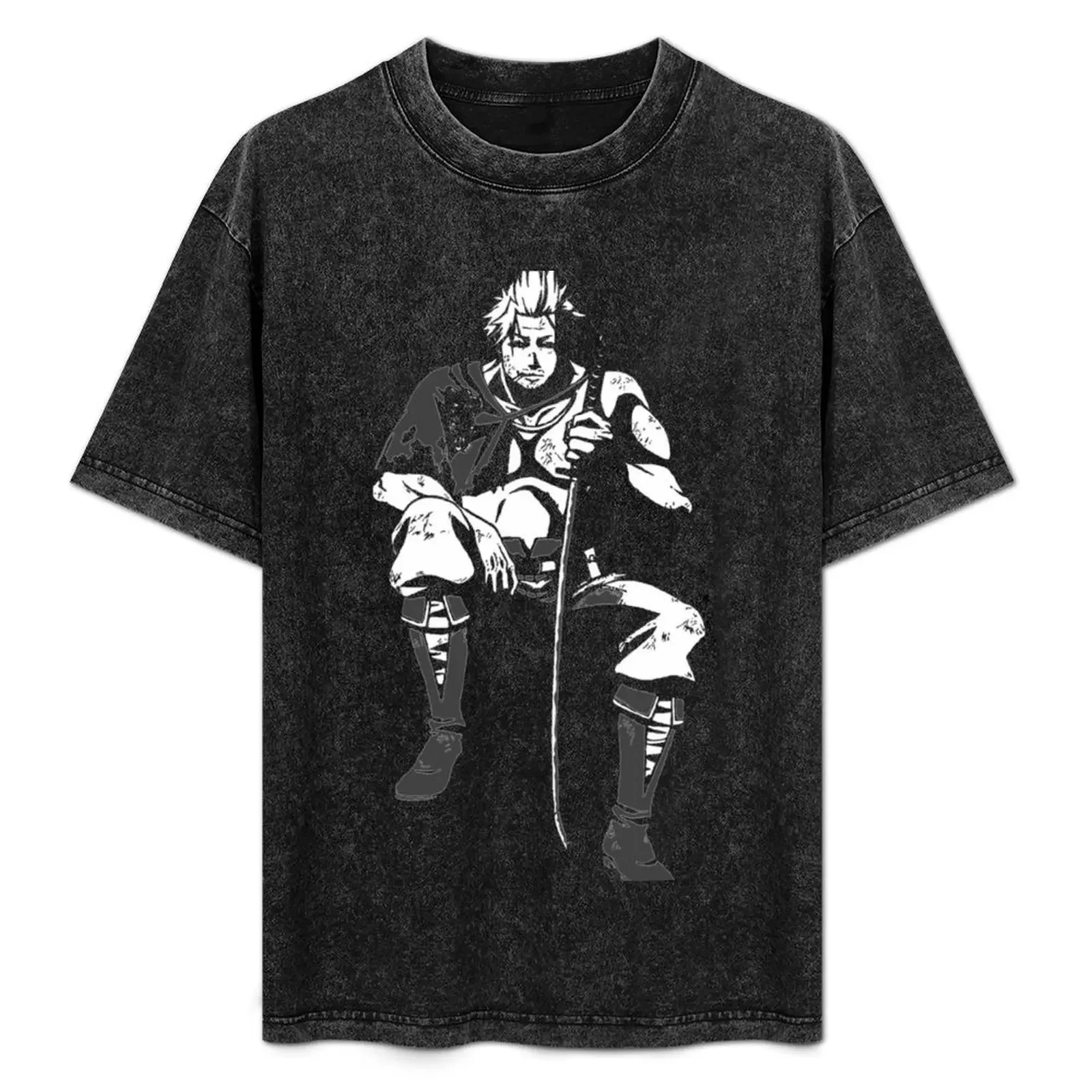 

Anime Badasses7 Yami Sukehiro T-Shirt t shirts for man cotton man tshirt T-Shirt