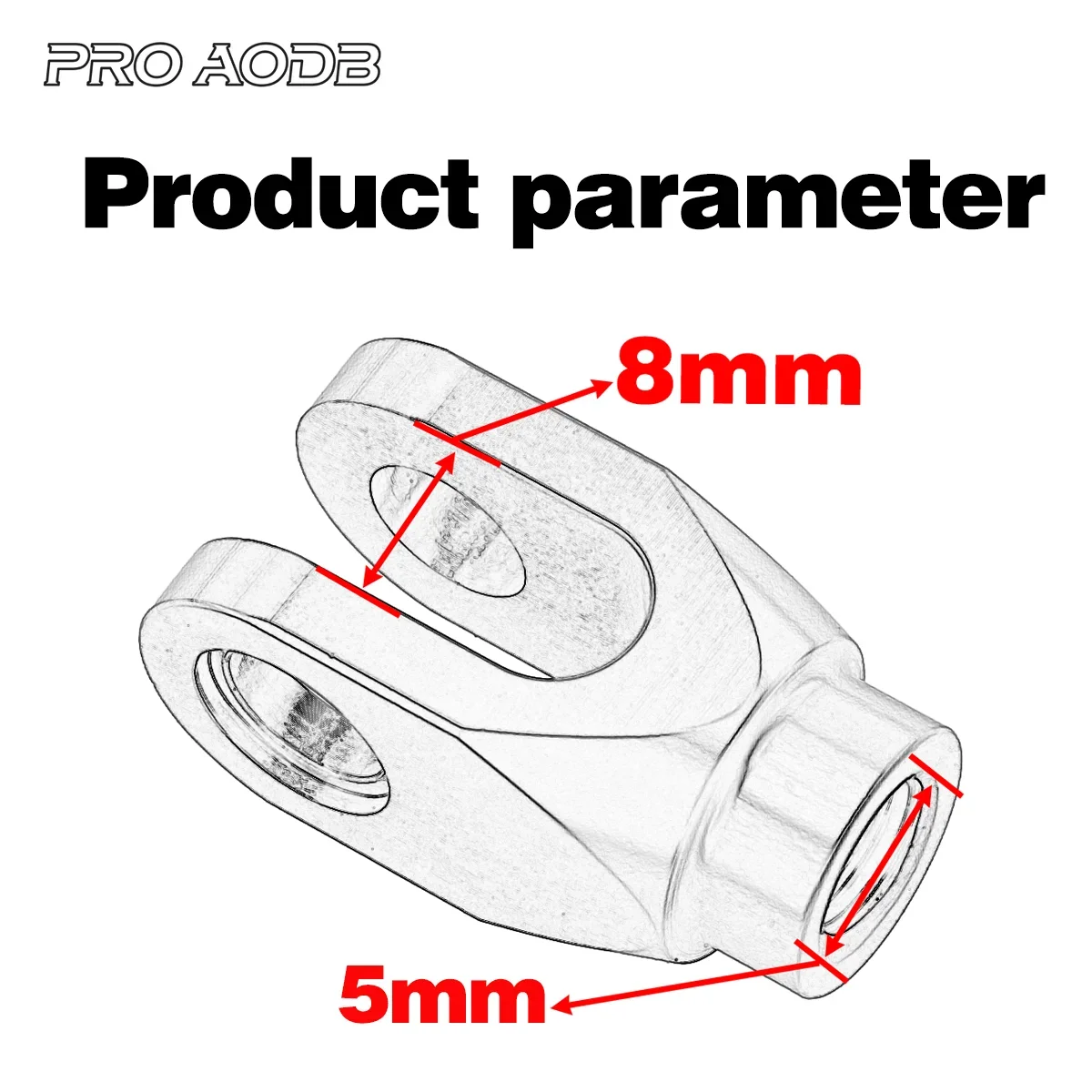 Motorcycle CNC Rear Brake Clevis For Yamaha YZ 125 250 250F 450F 125X 250FX 450FX WR 250F 450F YZF YZX WRF 2003-2021 For Suzuki