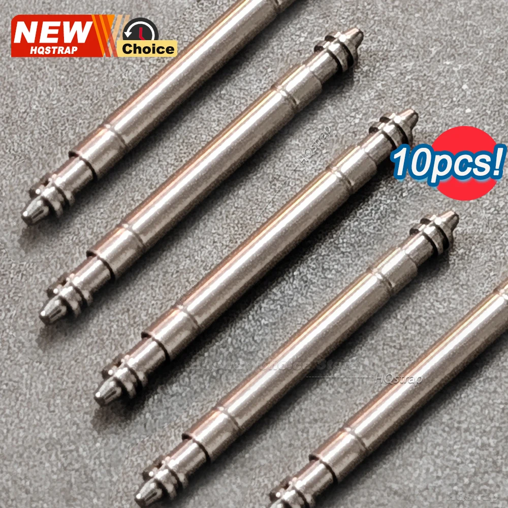 10pcs High Quality Stainless Steel Spring Bars Dia1.5/1.8/2.0mm Watch Bracelet 20mm 21mm 22mm 19.5mm 20.5mm 21.5 Strap Link Pins