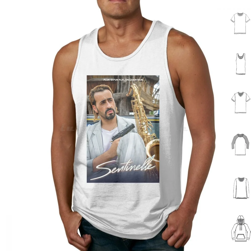Francis Sentinel-Jonathan Cohen Camisetas sin mangas Chaleco sin mangas Fran? Ois Sentinela Jonathan Cohen Serge El Cine Mytho