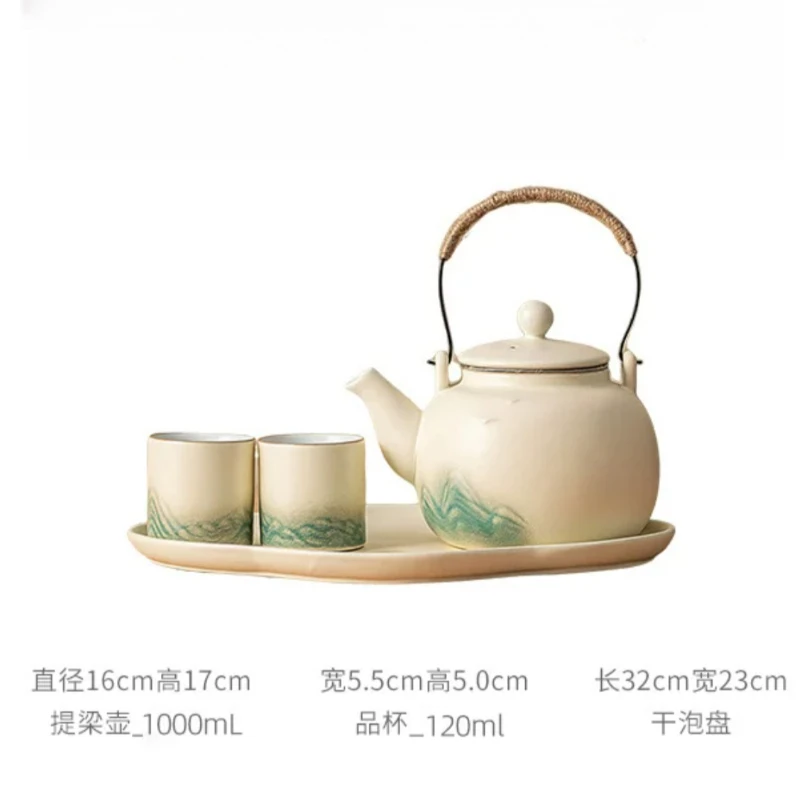 Dehua Infuser Tea Sets Tray Saucer Bowl Wedding Tea Pot Sets Ceremony Mate Conjunto De Cha Porcelana Matcha Decorations