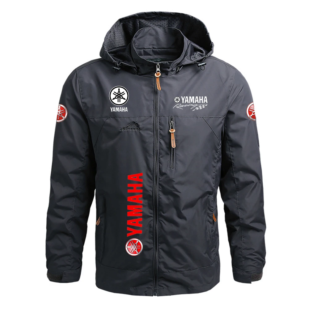 Nouveau Yamaha hommes imprimé extérieur à la mode multicolore chaud coupe-vent veste pour l'automne et l'hiver 2025