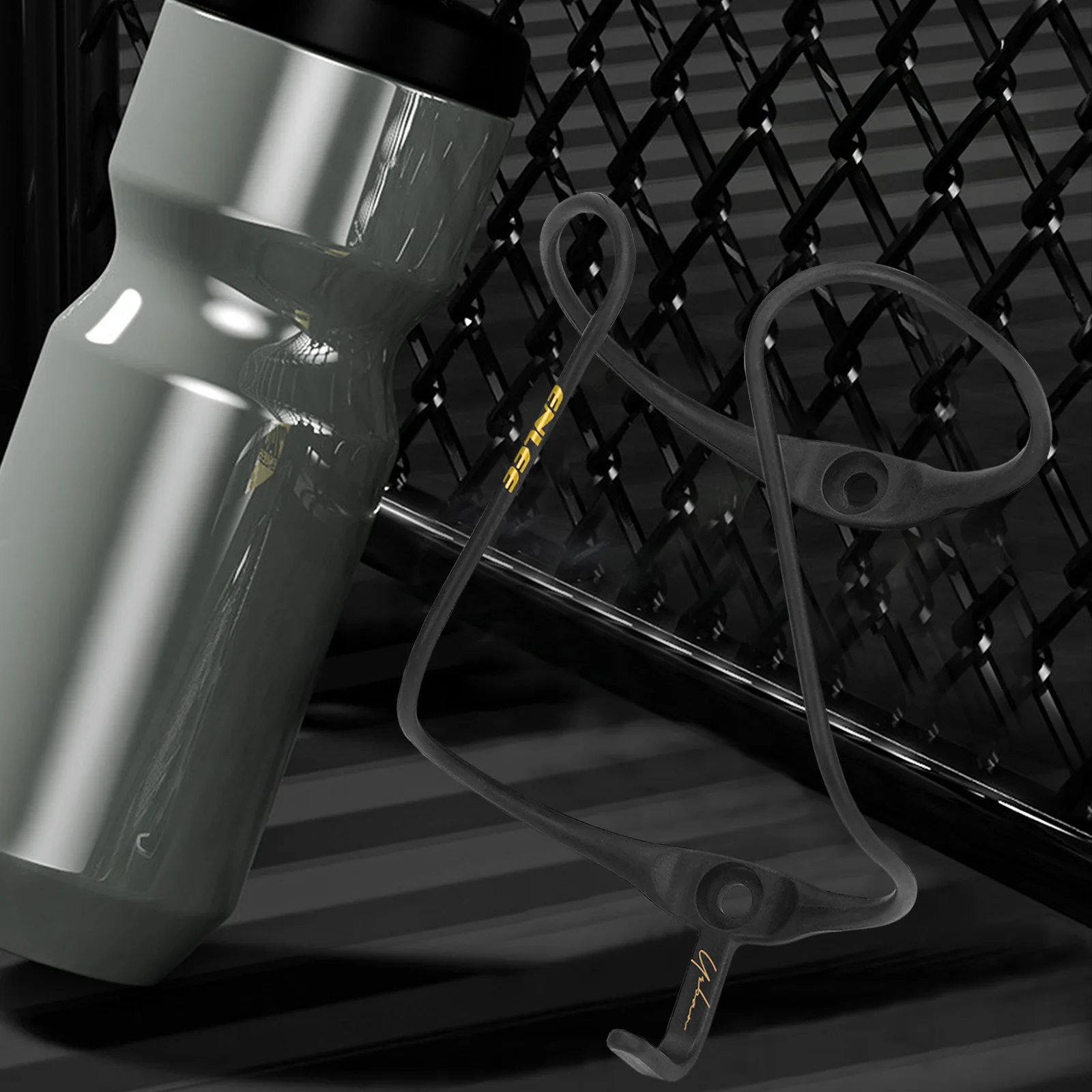 Hochwertiger Kohlefaser-Flaschenhalter 9g Ultraleichter Fahrrad-Getränkehalter Universelle Becherhalterung Fahrradzubehör – Detail 6