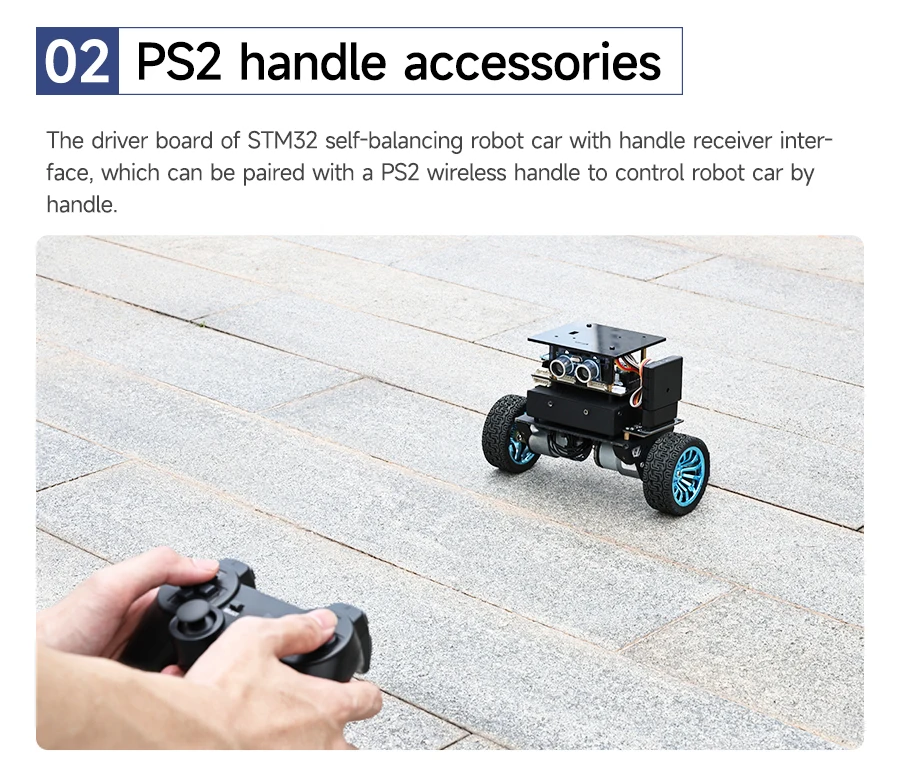 Yahboom 2WD Hohe Konfiguration STM32 Selbstbalance Auto Pädagogische Smart Roboter Erweiterung Zubehör Kit DIY Elektronische Teile – Detail 5