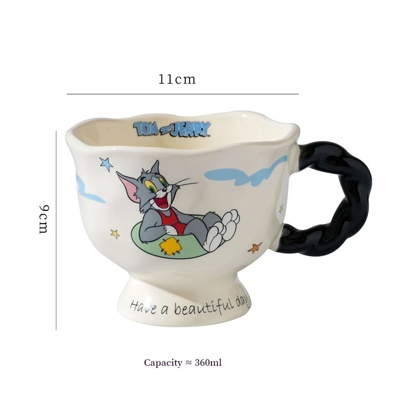 New Tom And Jerry Disney Hot Sale 360ml HighValue Lovely Ceramic Mug Household Kitchen Water Office Coffee Breakfast Milk Cup