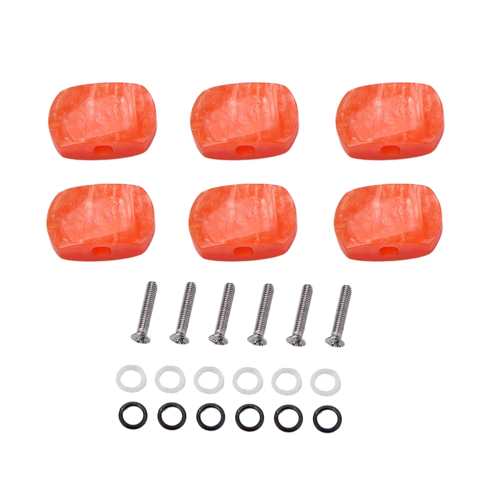 

6 PCS/ String Accuracy Essential Guitar Parts Tuning Keys Tuners Pegs Ballad Maintenance Electric Accessories Machine Heads