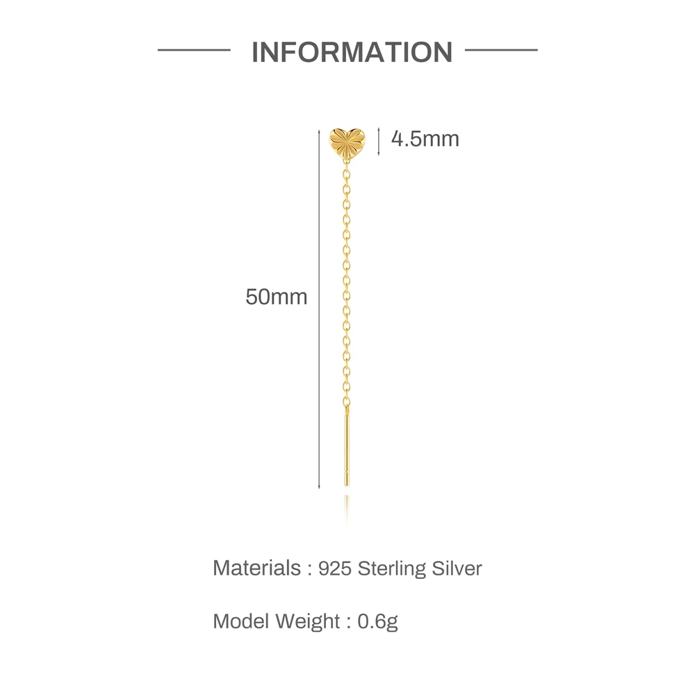 AIDE 1 Stück 925 Sterling Silber Ersatzteile Ketten Teil für Ohrstecker Piercing Creolen Tropfenohrring Damen Edlen Schmuck Geschenk – Detail 33