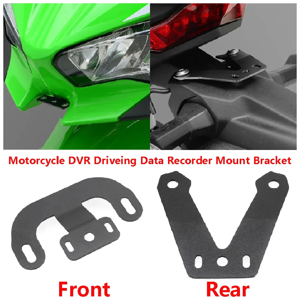 

Fits for Kawasaki Ninja 500 SE 400 KRT Ninja500 Ninja400 ABS 2018-2025 Motorcycle DVR Driving Data Recorder Holder Mount Bracket