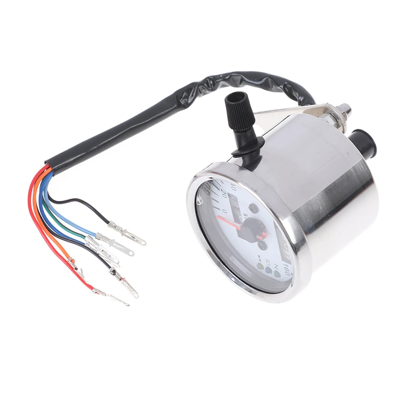 Universal Motorcycle Dual Speedometer Odometer 12V Motorcycle with LED Indicator