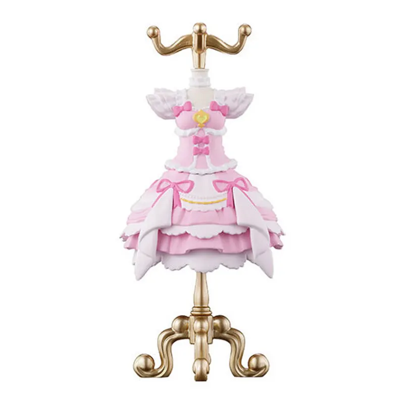 Bandai Aikatsu Capsule Torso Dress Hanger Rack Ichigo Hoshimiya Yurika Todo Mizuki Kanzaki 12cm Desktop Collectible Decor Toy view 4