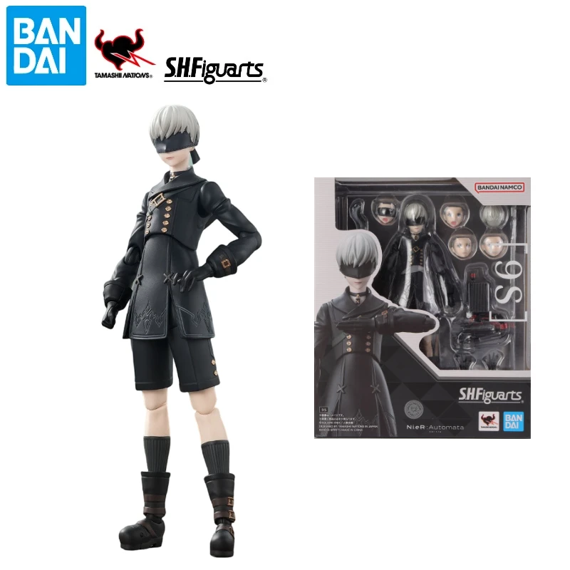 

In Stock Bandai SHF Comprehensive Series NieR Automata Ver1.1a 9S Action Figure Figure Model Gift Collectible Toy