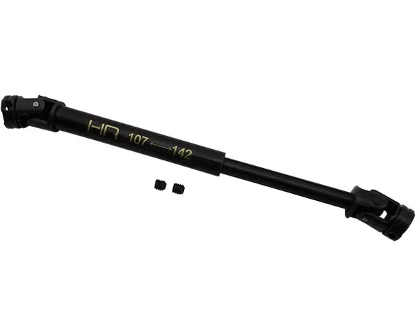 HOT RACING Steel Splined Star Center CVD Drive Shaft TTF37VF 107-142mm for Tamiya CC01 CR01 Front 620