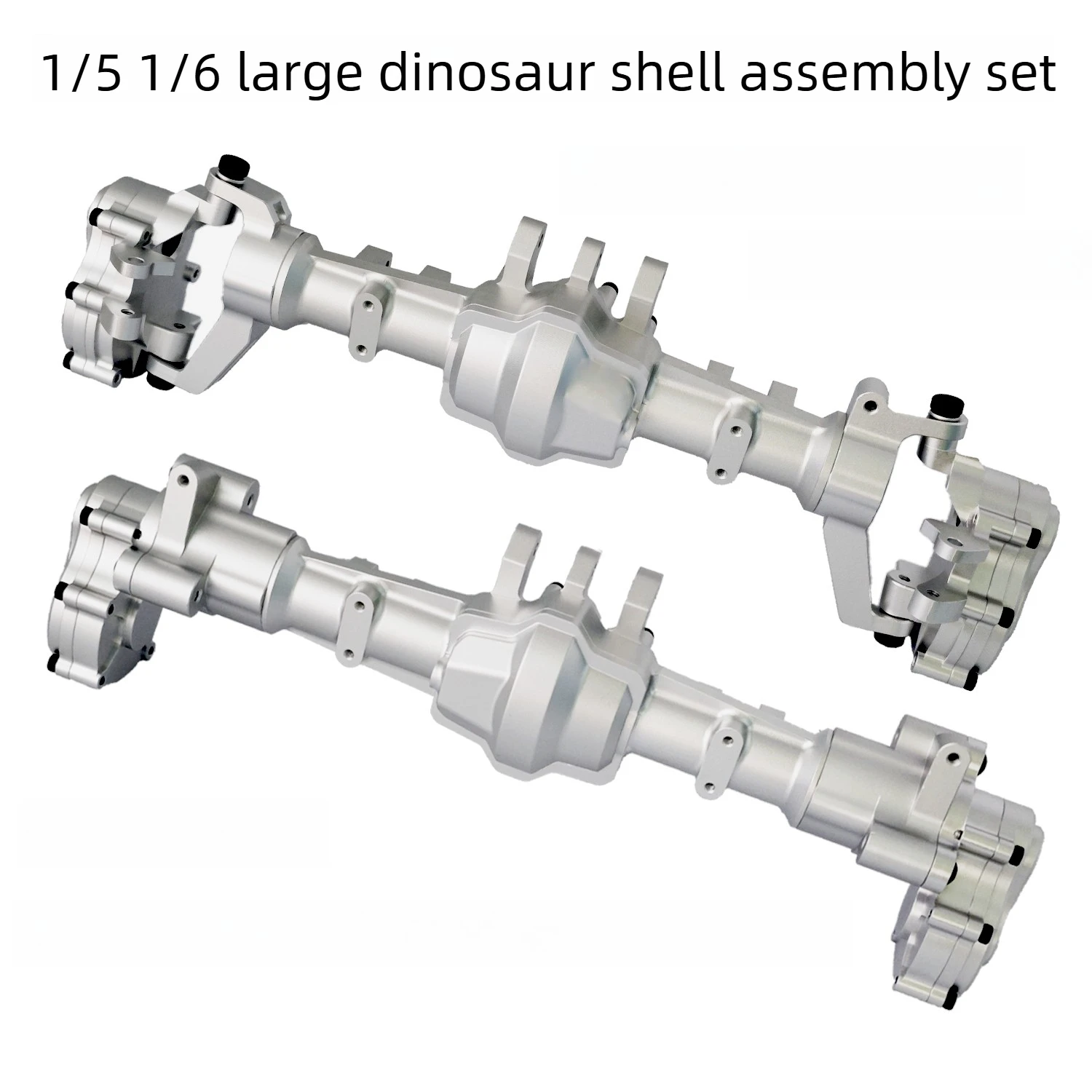 Crossrc 1/5/1/6 RC Car Parts Metal Front Middle and Rear Axle Housing Assembly Set Toy Car Model Upgrade and Modification Parts