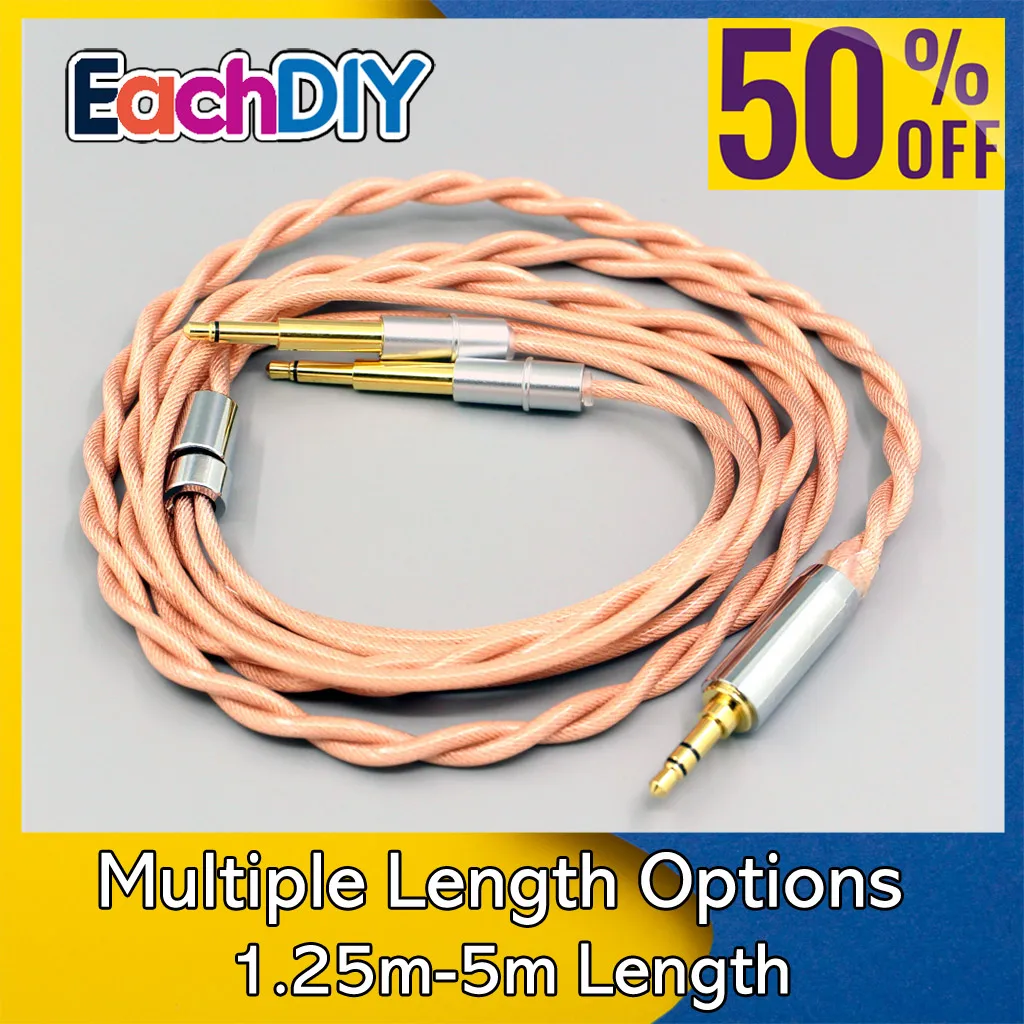 

Type6 756 core Shielding 7n Litz OCC Earphone Cable For Meze 99 Classics NEO NOIR Headset Headphone LN007990