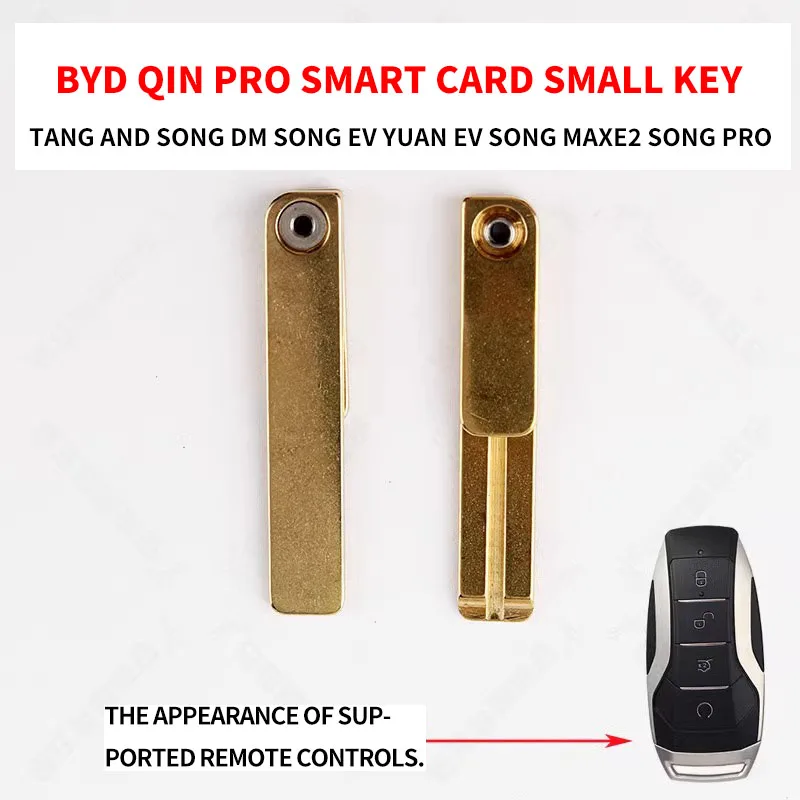 Carte intelligente pour BYD Qin Pro, télécommande, petite clé, Tang et Song DM, EV Yuan EV Song Prévention E2