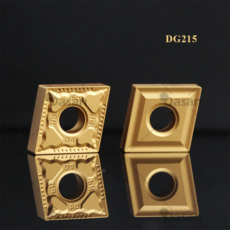 10PCS CNMG120404 DM น ZC CNMG120408 CNMG120412คุณภาพสูงคาร์ไบด์ Slotted CNMG DG215 CNC เครื่องกลึงเครื่องตัดเครื่องมือ