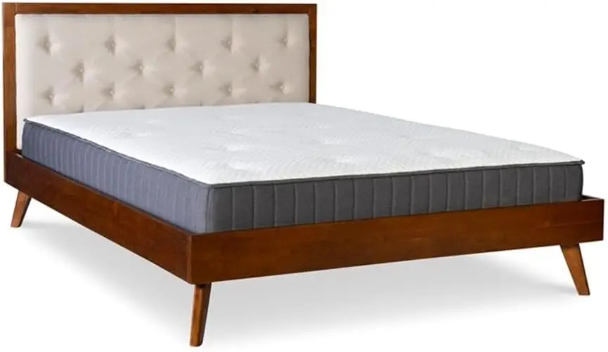 Moore Platform Wood Queen Bed In Brown
