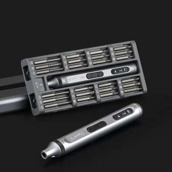 Set di cacciaviti elettrici di precisione 50 in 1 Set di utensili elettrici per cacciavite a batteria a ricarica rapida di tipo C silenzioso e durevole