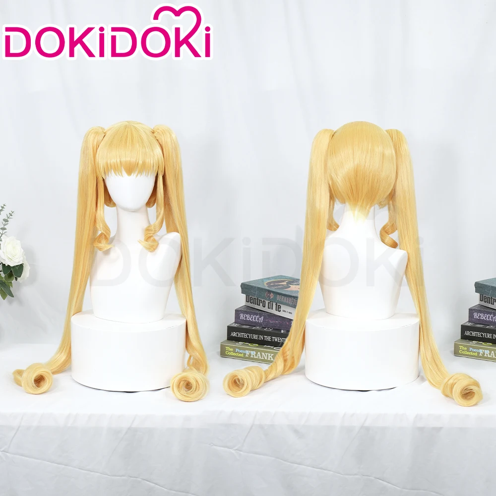 IN STOCK Shinku Wig Anime Rozen Maiden Cosplay Wig DokiDoki Women 100cm Cute Long Blonde Hair Pure Ruby Cosplay Wig Free Wig Cap