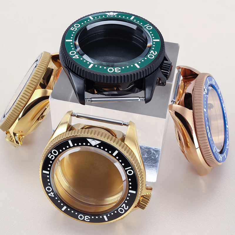 

Dive 20bar at 3.8 SKX 38mm Steel Watch Case Ceramic Bezel Sapphire Glass For NH35 NH36 4R35 36 Silver/Black/Gold/Rose gold Cases