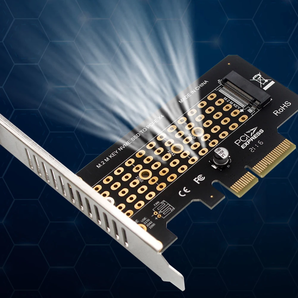 M.2 NVME SSD から PCIe 4.0/3.0 X4 アダプターカード 32Gbps フルスピード デスクトップ PC 用 2280/2260/2242/2230 M.2 NVMe SSD 用