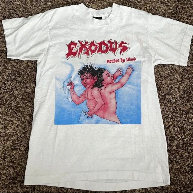 Exodus Bonded By Blood 1985 Tour T-Shirt, Exodus T-Shirt, Exodus Band Shirt