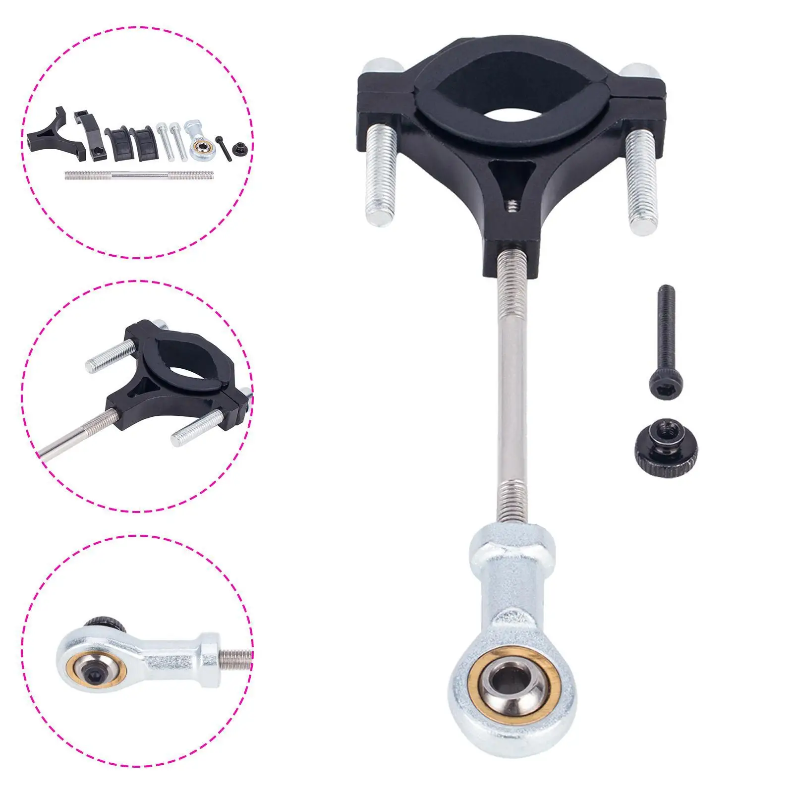 Trailer Tow Hook RC Crawler Tow Resistant Connection for Automobile Climbing Car RC Car Spare Parts