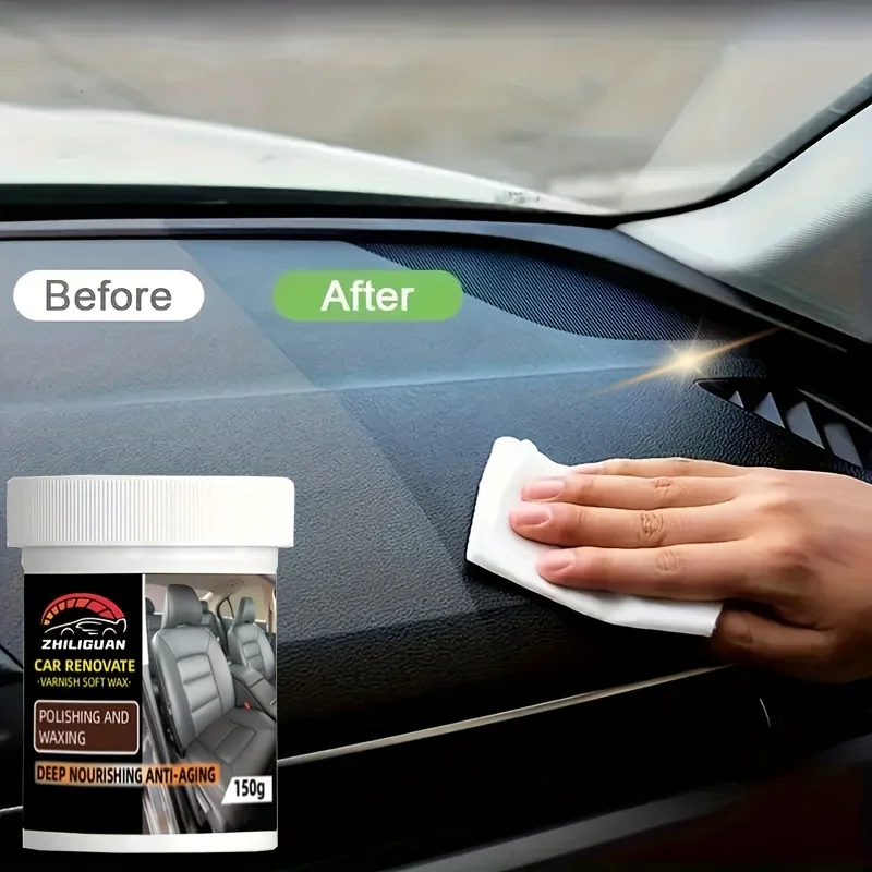 

Car Maintenance Cream - Recovery Dashboard and Artificial Leather Seats, Enhanced Tire Gloss, Plastic Crystal Clear - Car Mainte