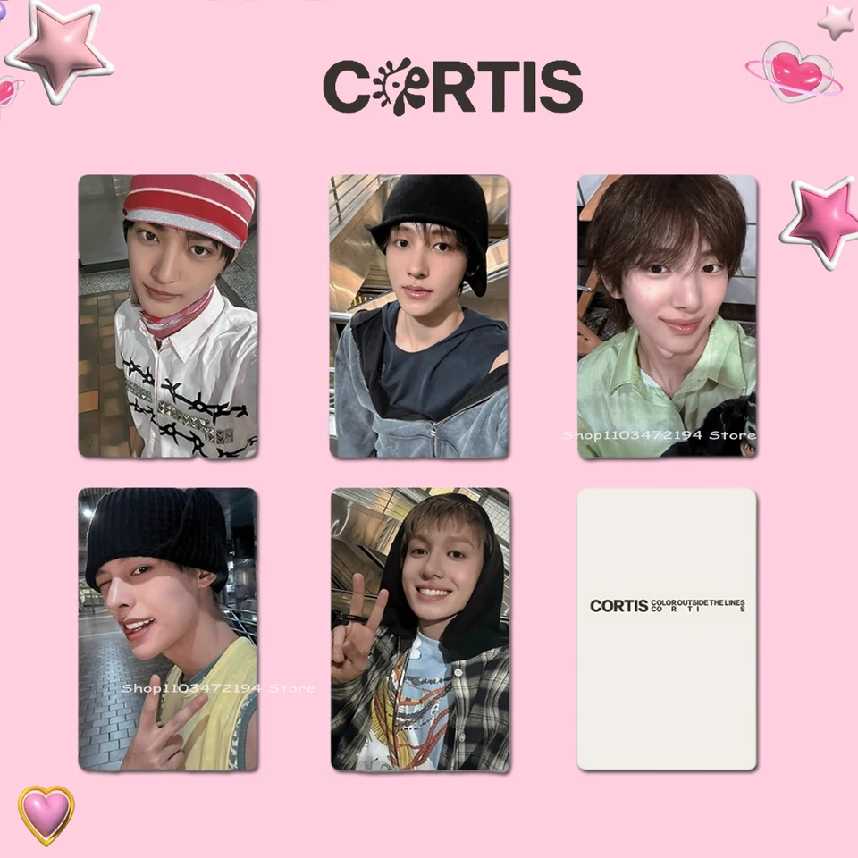 5/6PCS Kpop CORTIS Photocards Color Outside The Lines Album KEONHO