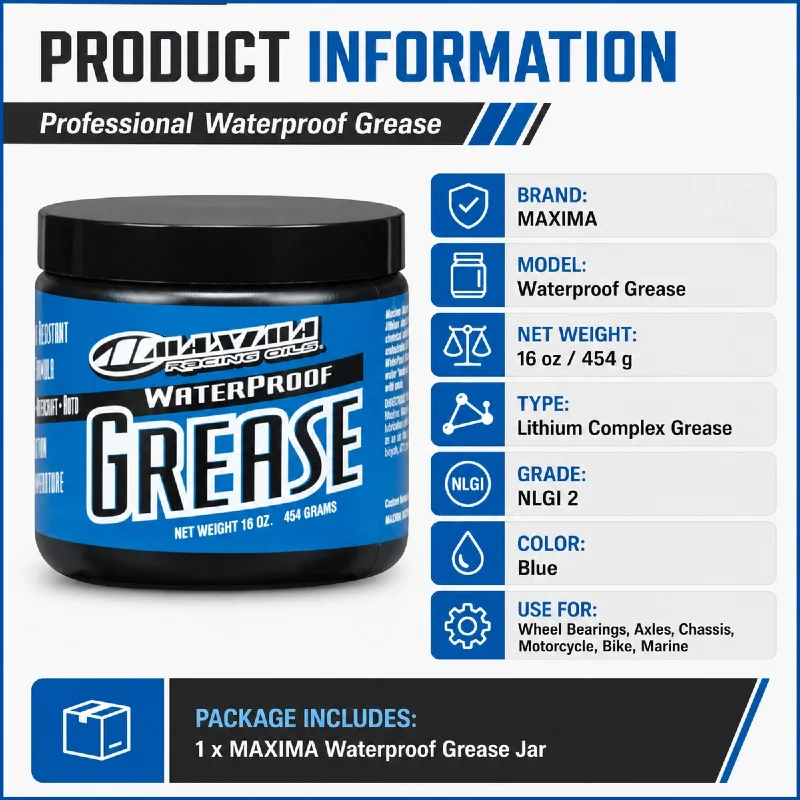 MAXIMA Waterproof Grease Lithi - огляд і ціна Grease Waterproof Bike