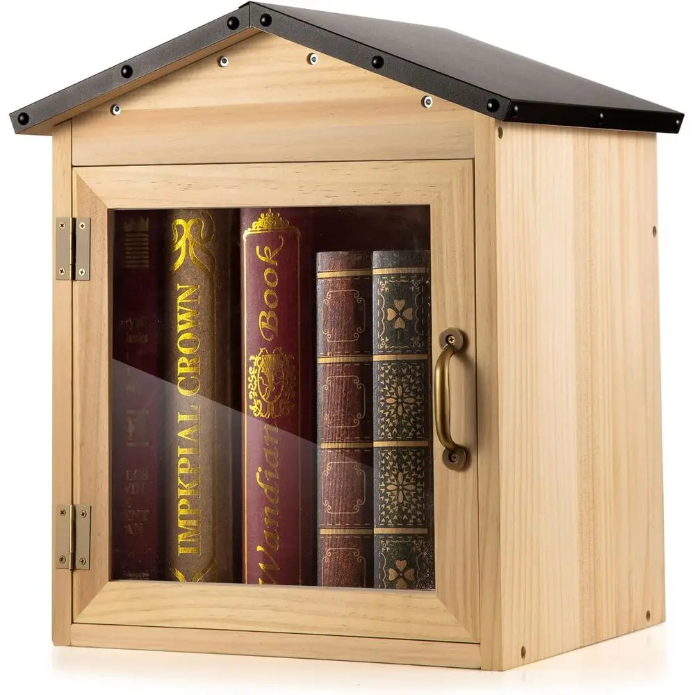 

Уличная книжная полка Little Ry Box – набор для обмена книгами, литературы и газет в районах, сообществах и школах – Thi
