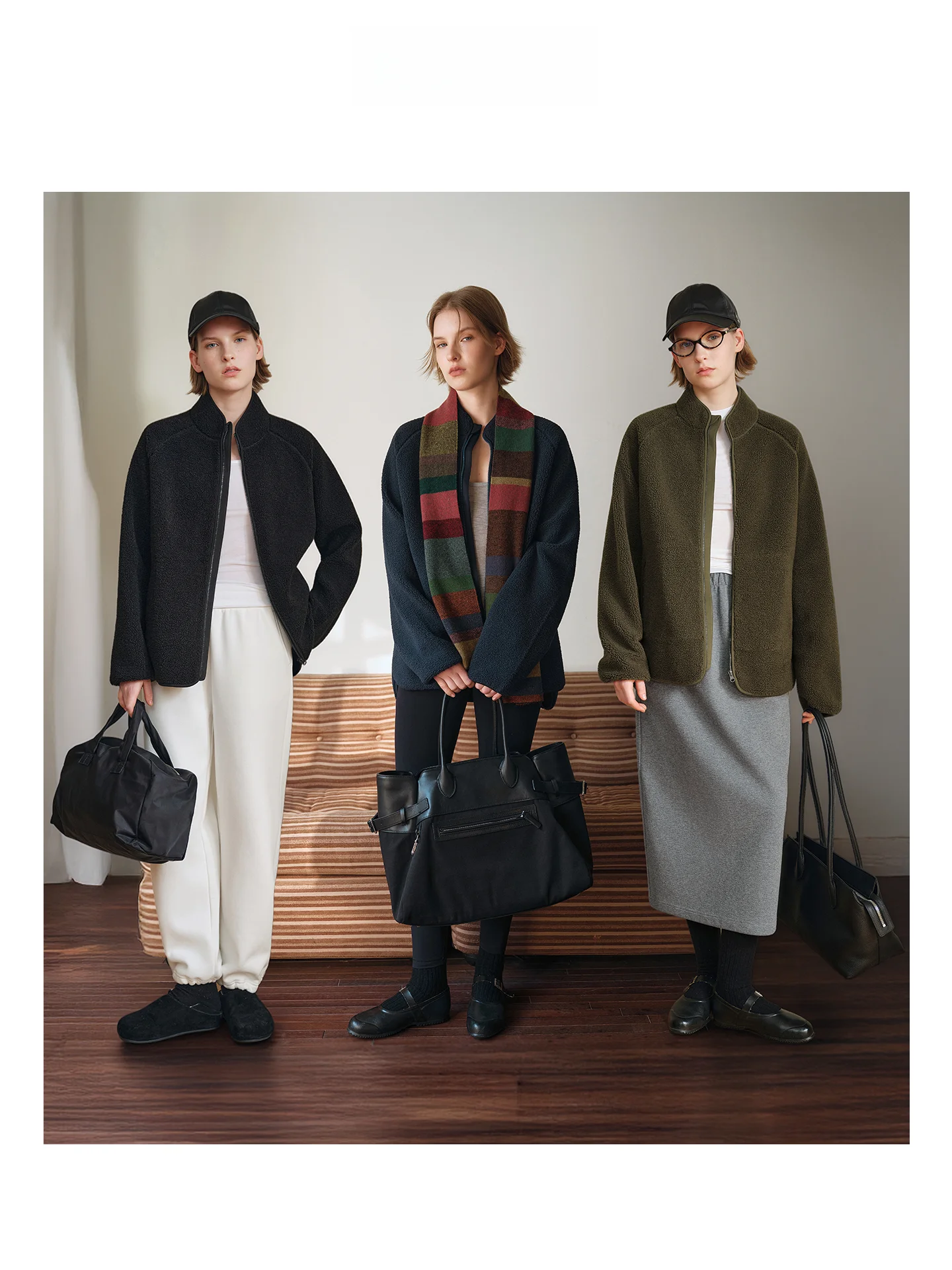 

Mincollection Fce Lined Jaet Thi Zipper Stand Collar Women's Cotton Jaet Simple Sle Long Sve Winter Coat