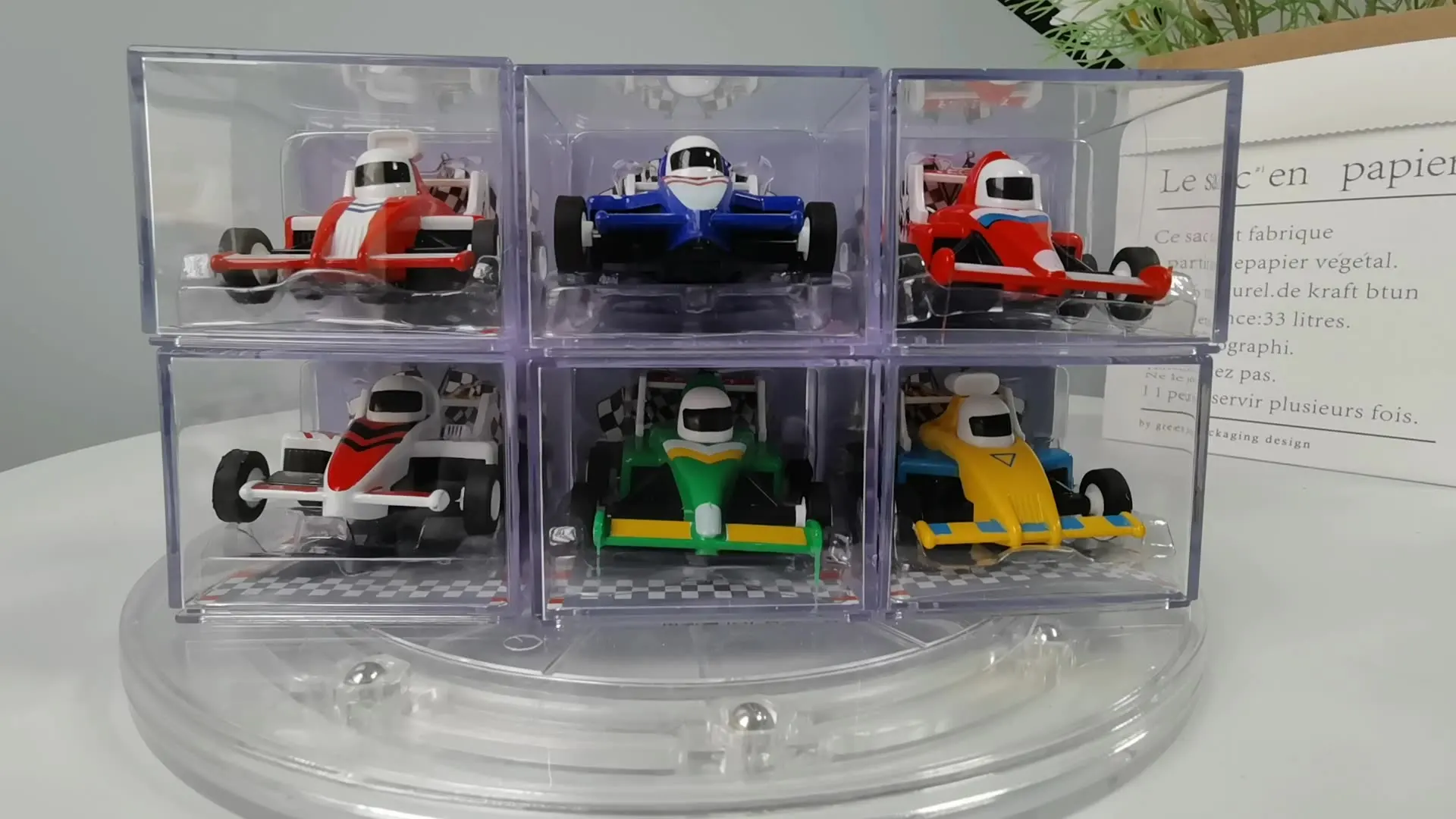 Kart de aleación Mini coche de bolsillo extraíble coche de aleación modelo de coche de carreras para niño