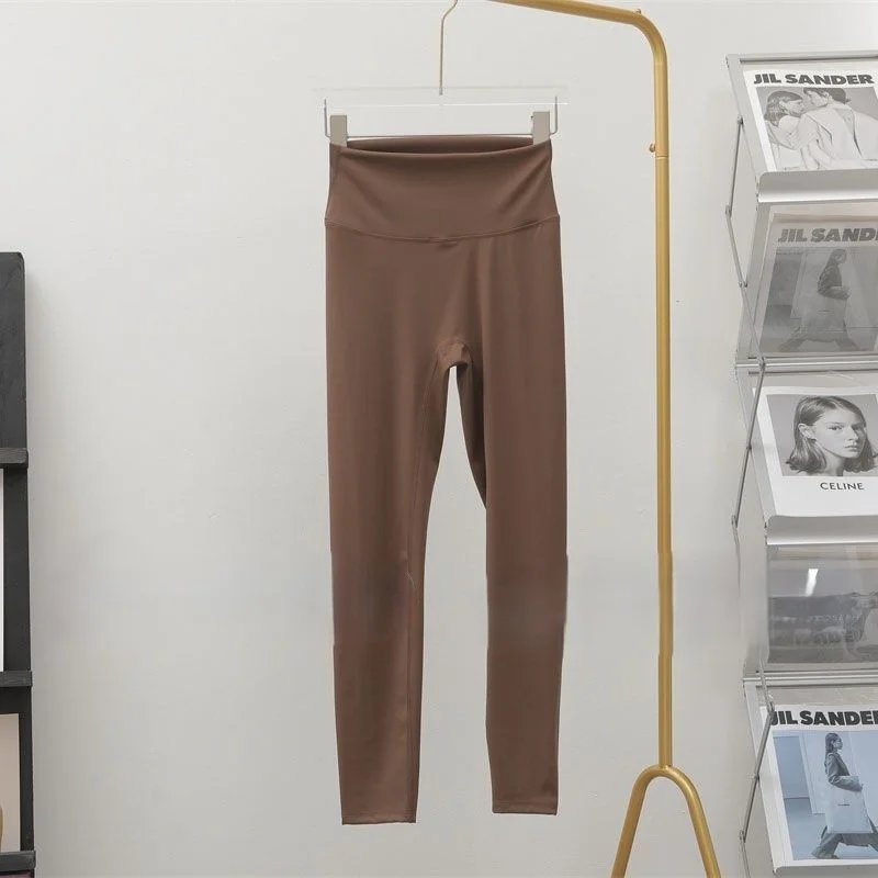 Pantaloni da yoga Natale Donna Ogni giorno Coulisse Addome Avvolgente Jacquard a contrasto Perfprmance Bottoming Feel Pilates Bowknot Bow