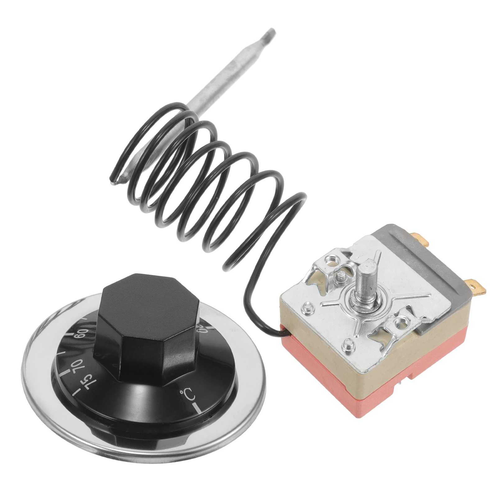 

Mechanical Thermostat 16A Adjustable Temperature Controller for Oven Refrigerator Heater Universal Knobs Safe Operation